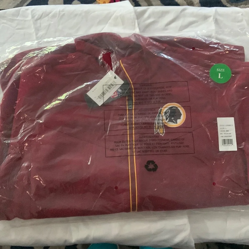 NWT Washington Redskins Womens Track jacket - Picture 1 of 4